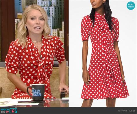 michael kors disney collection|kelly ripa polka dress.